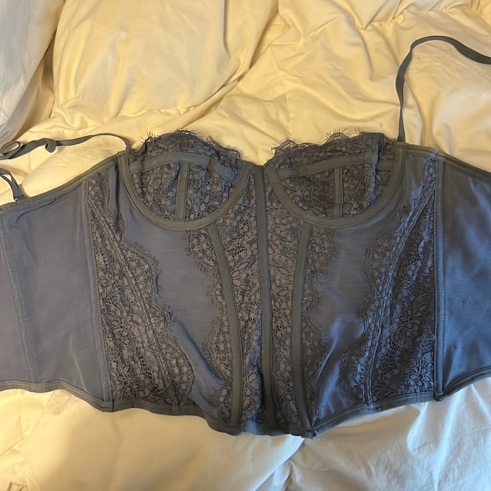blue urban outfitters corset